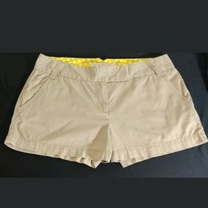 J. Crew Chino Shorts Broke In Khaki

Size 10